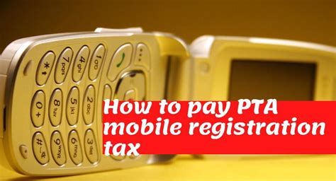 dirbs|How to Pay PTA Mobile Registration Tax .